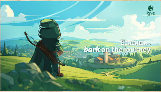 Emmm... bark on the journey 🐕