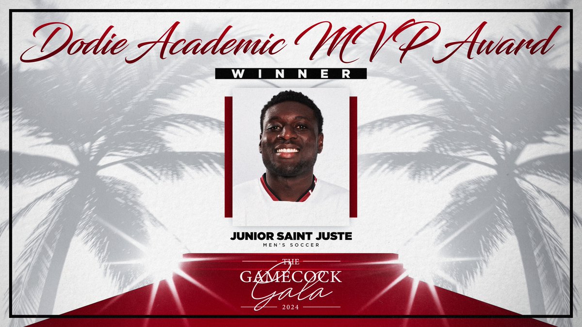 And now... Our Dodie Academic MVP Award winner!  

 #Gamecocks I #ForeverToThee