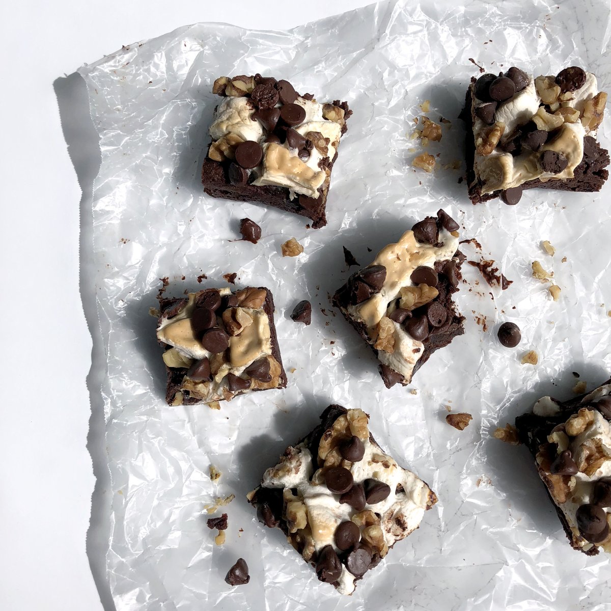 Happy #EarthDay 🌿 We'd love to celebrate Mother Earth with some of these dark chocolate rocky road brownies. They're vegan, gluten-free, made with upcycled ingredients, AND oh-so-gooey and delicious 🤤🤤🤤

🍫 Recipe: recipes.fikabrodbox.com/upcycled-rocky…