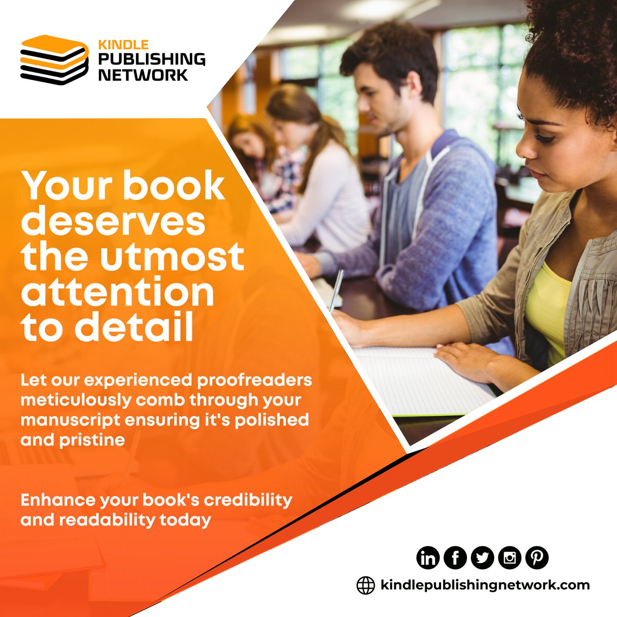 Discover the Power of Professional Proofreading.

Visit Us kindlepublishingnetwork.com Or Call Now +1 (347) 222-3831

#BookPolishing #ProofreadingPower #WritersSupportingWriters