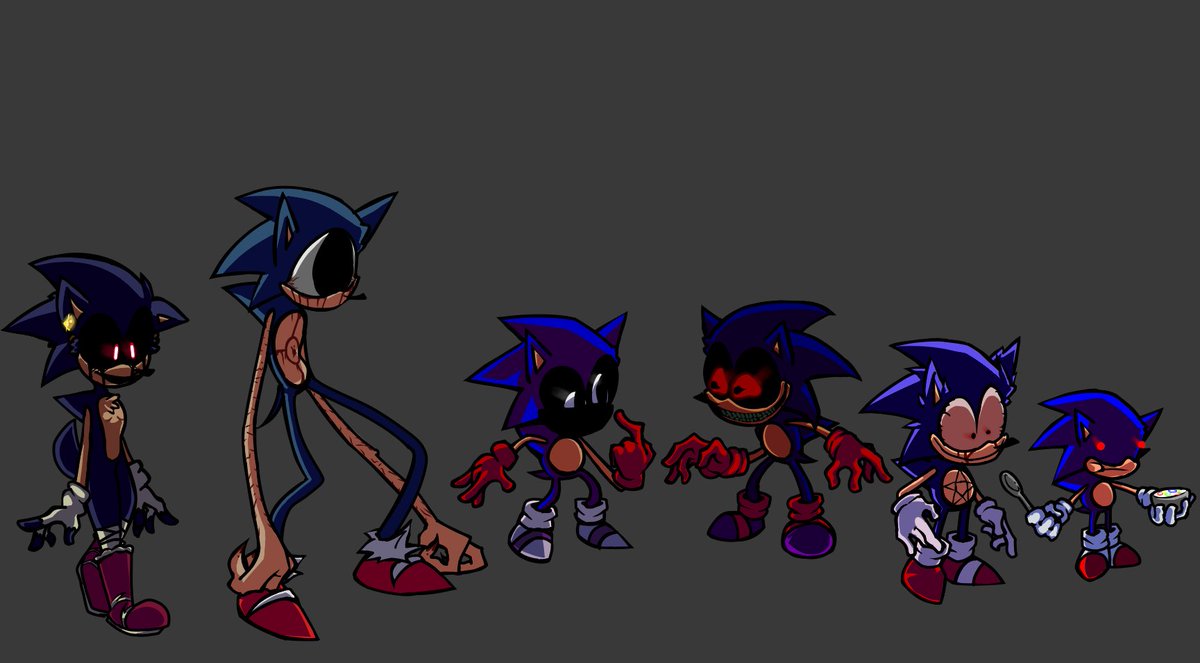 Reposting some more old drawings #sonicexe #execommunity