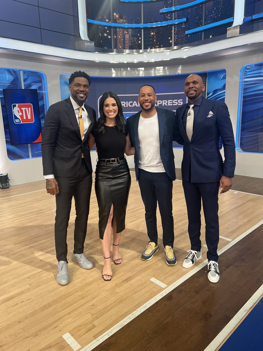 . @NBATV with these superstars ⭐️