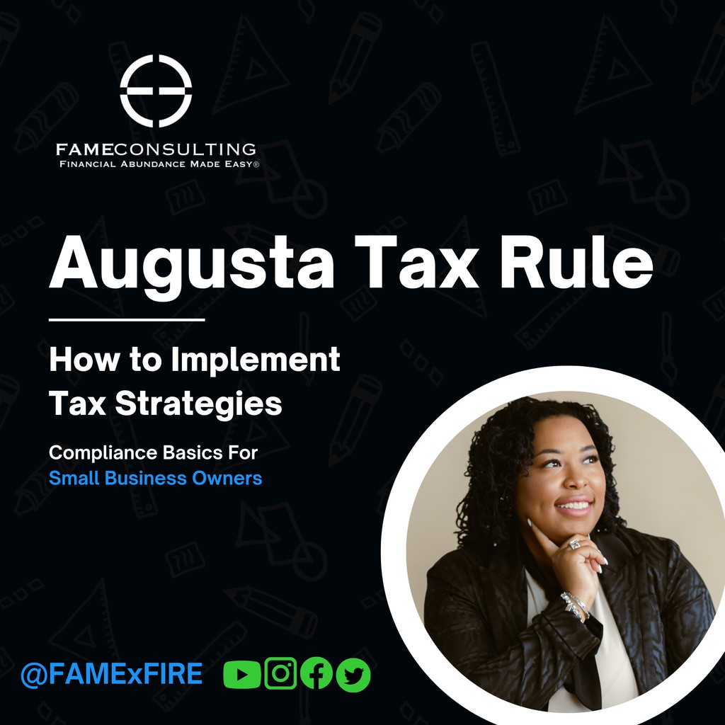 What Is The Augusta Tax Rule and How To Implement This Tax Strategy: bit.ly/4d4f6y9

#UnlockTaxSavingSecrets #EarnTaxFreeIncome #AugustaRule #Blog #FreeInitialConsultation #HarborsNumerousProvisions #MakeInformedDecisions #TodaySEconomicClimate
