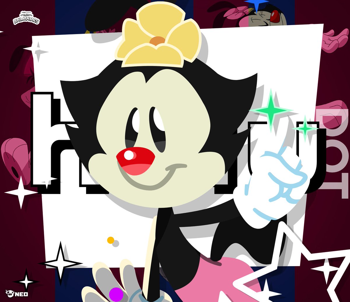 Dot! 🖤 #animaniacs #fanart #digitalart #linelessart #neoblast #neoblastart