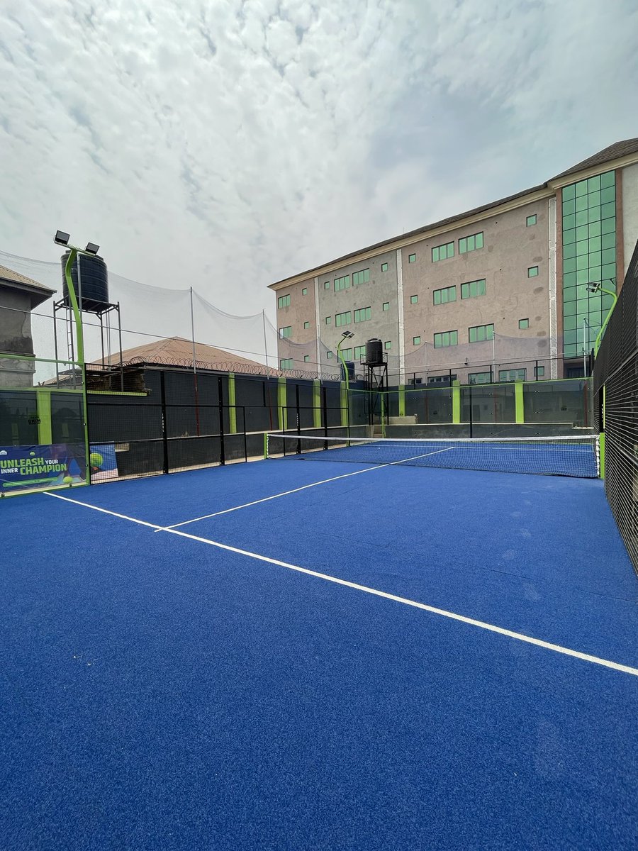 FasugbaBolu's tweet photo. Behold the state-of-the-art, first-of-its-kind Padel tennis facility in Nigeria!

For more information, check out @IpadelTennis. https://t.co/B4aXGHAZvv