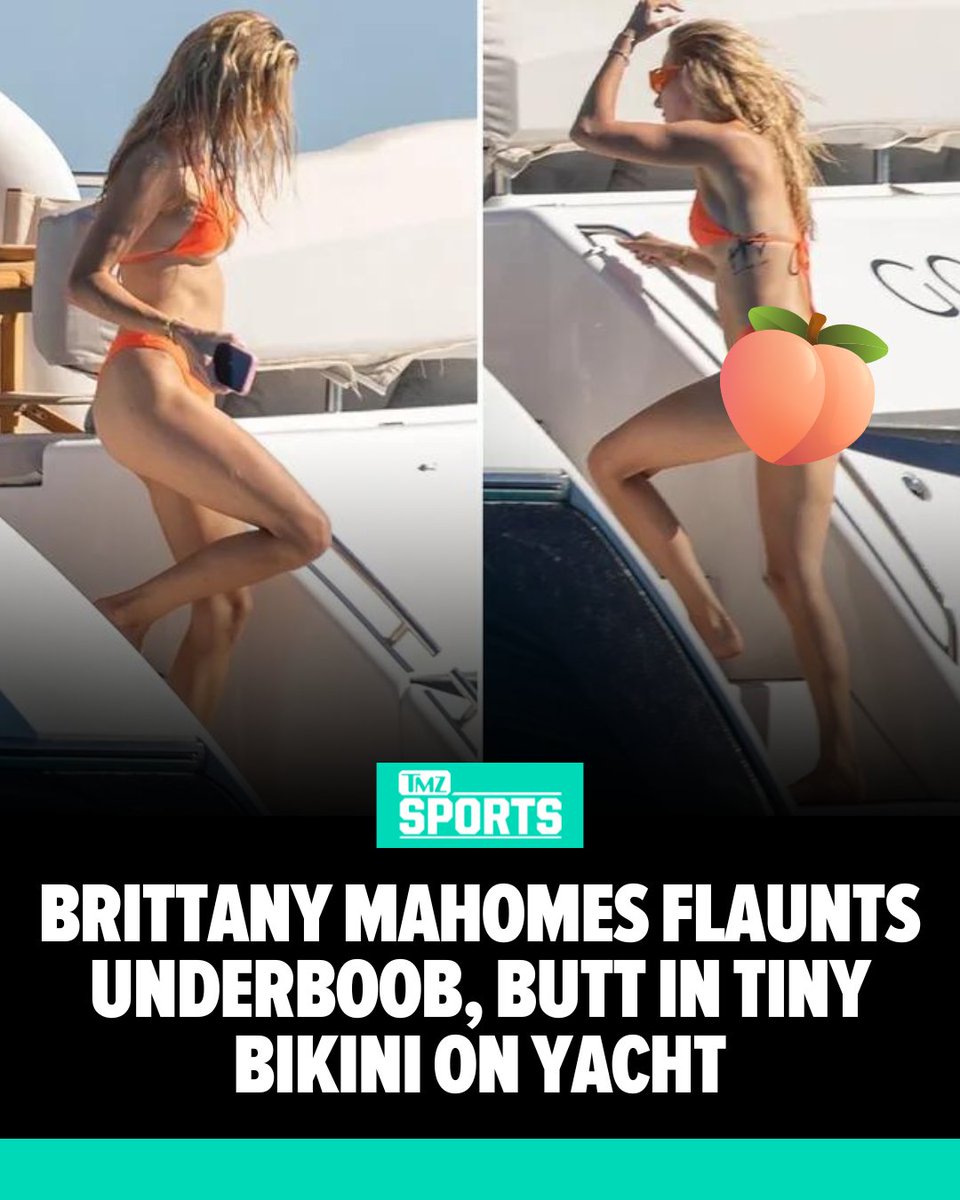 #BrittanyMahomes put her stunning body on display during her vacation in #Mexico.

Take a look ➡️ tmz.me/2ZLbONO