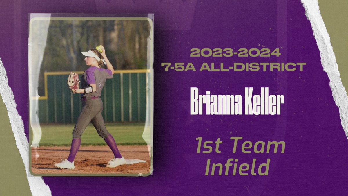Congratulations to Senior, <a href="/briannaK0904/">Brianna Keller</a> , on being named 1st Team All-District Infield!