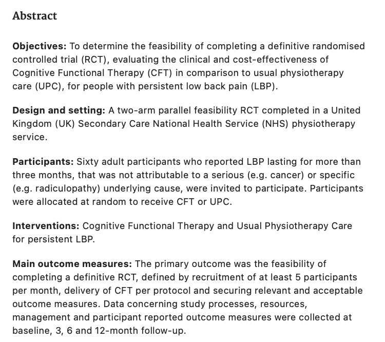 KeyClinSkills's tweet photo. Cognitive Functional Therapy: Safe and effective. https://t.co/8Pj6iHST08