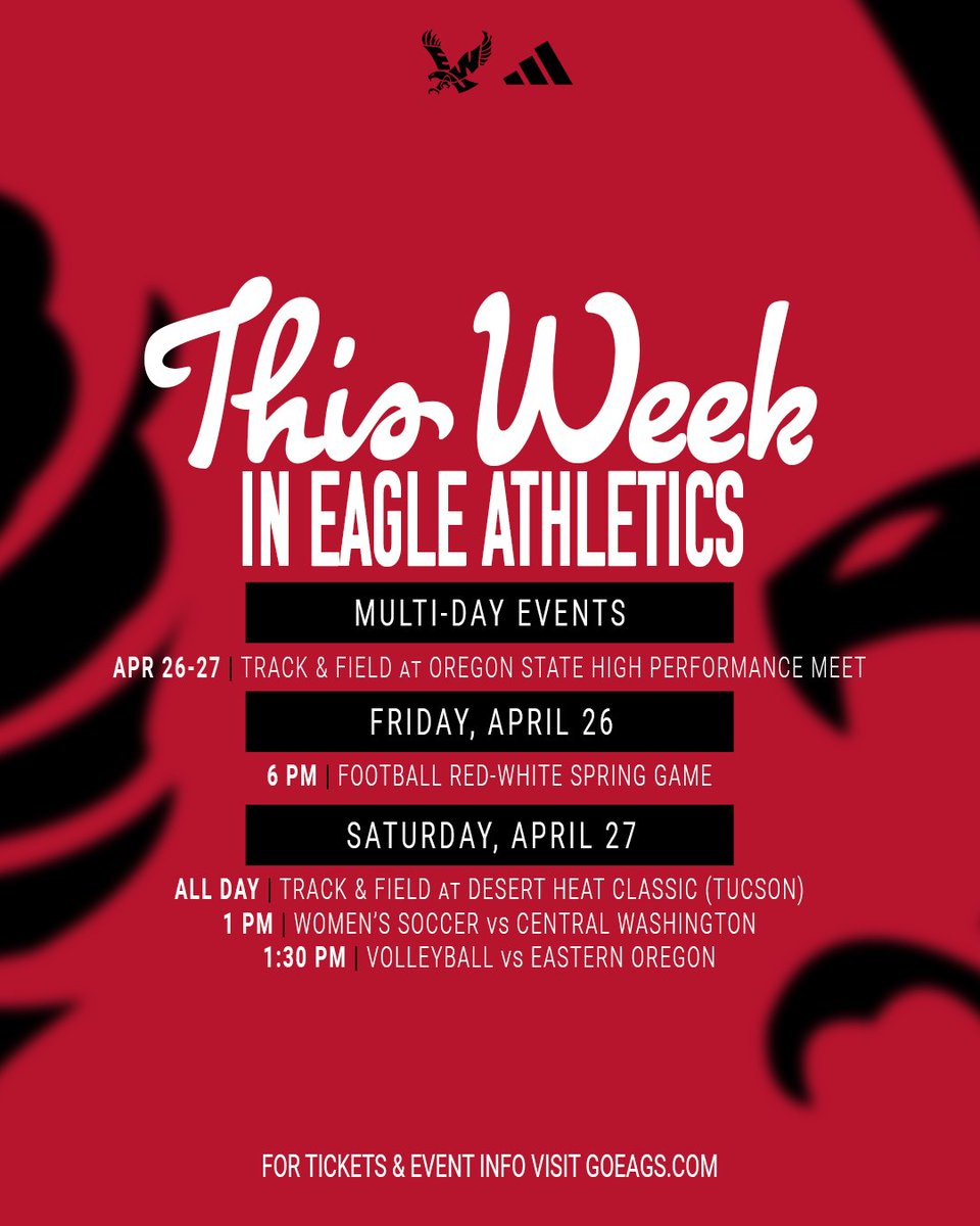 @EWUFootball @EWUSoccer @EWUVB @EWUTFXC #goeags #ncaa #football #soccer #volleyball #trackandfield #spokane #spokanecounty