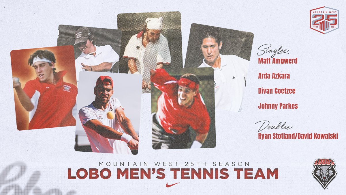 Congrats to these Lobos on being named to the @MountainWest 25th Anniversary Team! #GoLobos