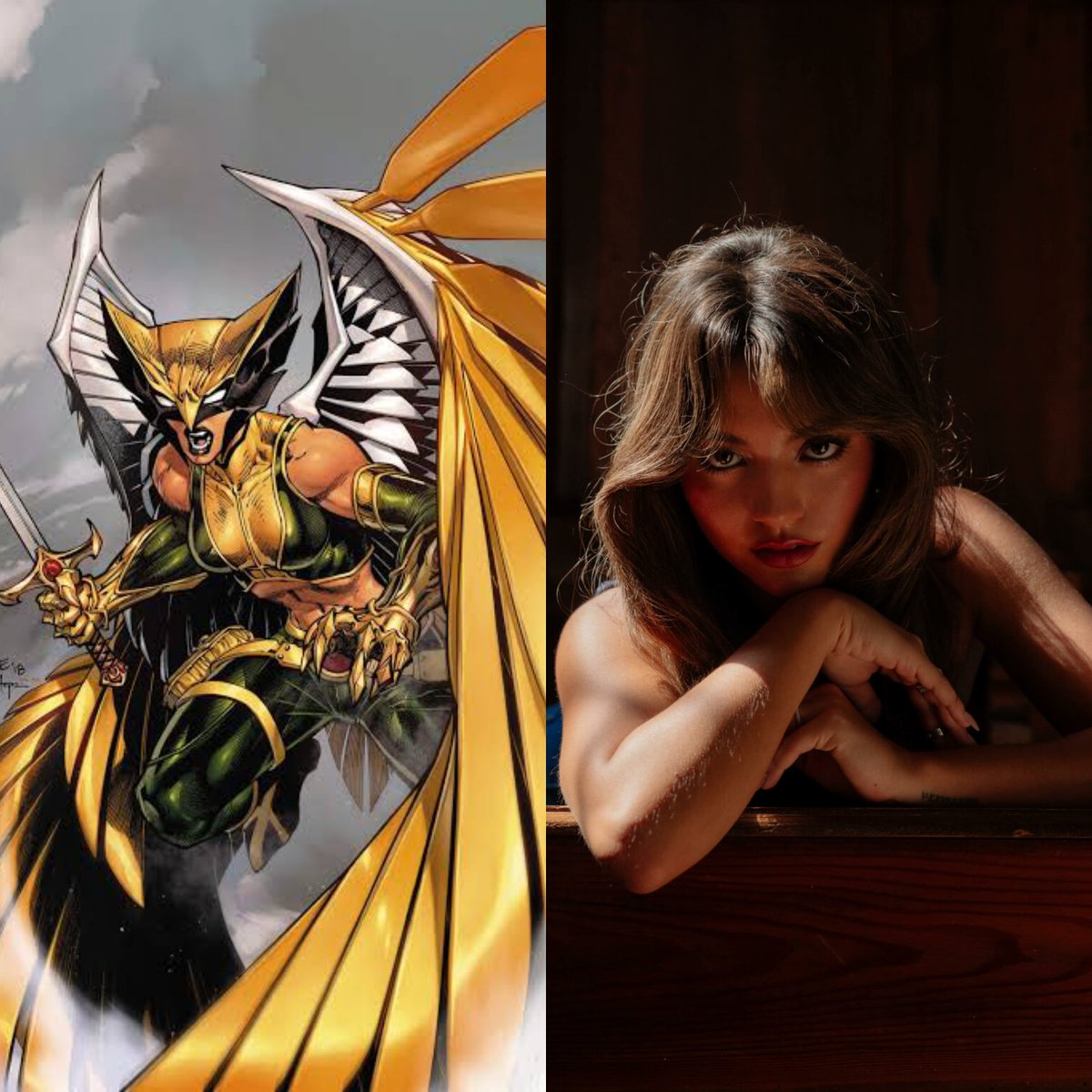 #IsabelaMerced (#Hawkgirl) sobre crecer con #DC e interpretar a #Hawkgirl : 

'Yo era una niña de DC mientras crecía. Teníamos figuras de acción, y la mayoría de ellas eran viejas y usadas que la pintura se había desprendido... Pero realmente adoraba a Hawkgirl...