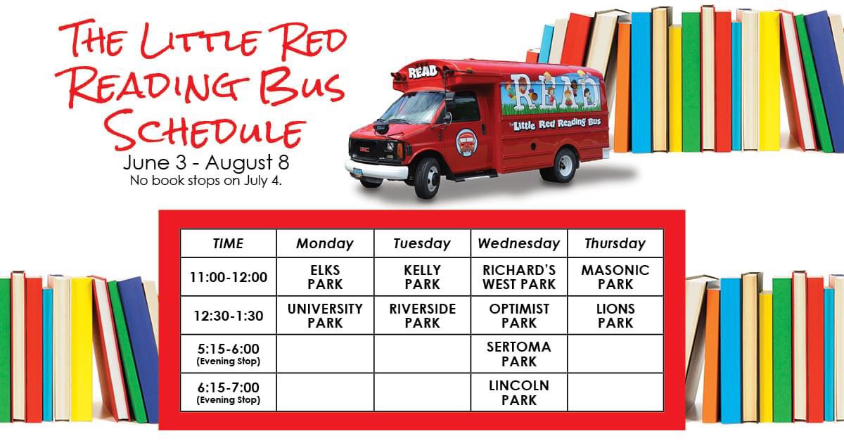 Little Red Reading Bus tweet media