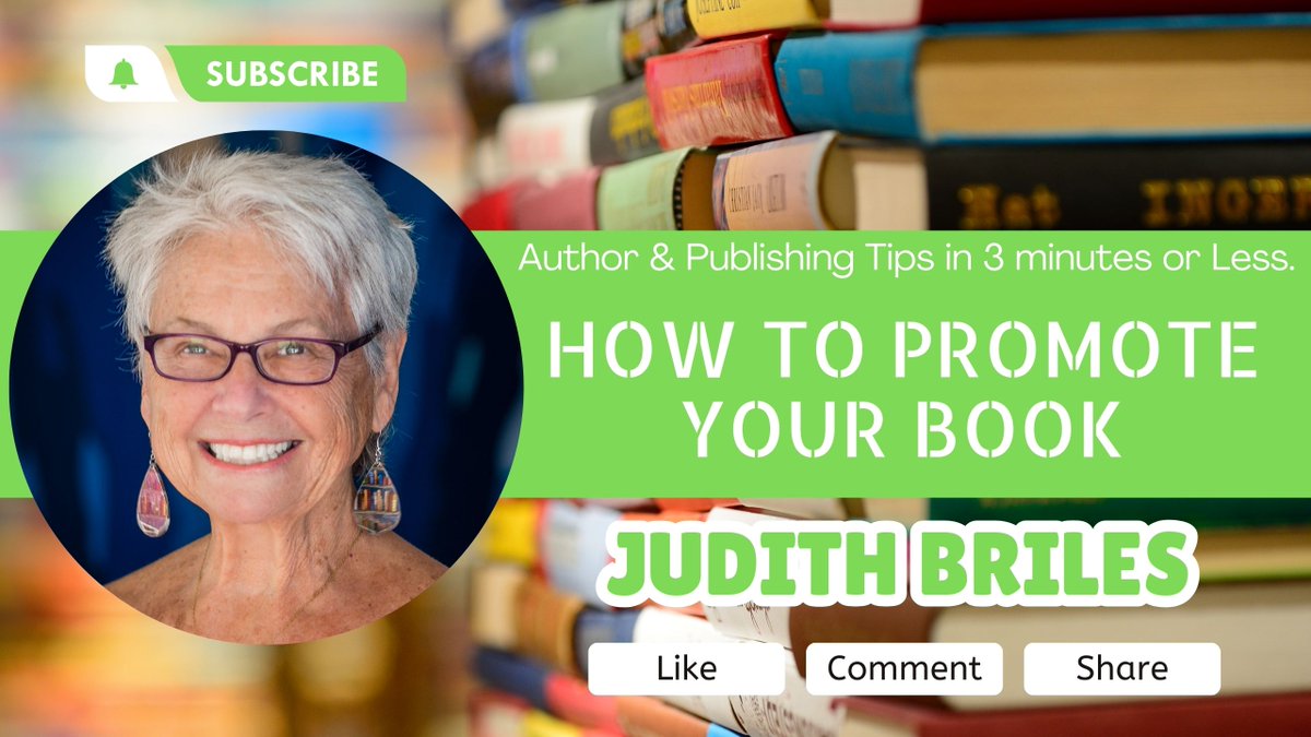 Are you doing a cross-promotion of your books or your forthcoming book? In this video, Dr. #JudithBriles shares helpful tips for promoting your book via @MyBookShepherd @Judith Briles

youtu.be/nLWqMxIWTY4
#booksales  #publishing  #amwriting #writingcommunity #WritersLift