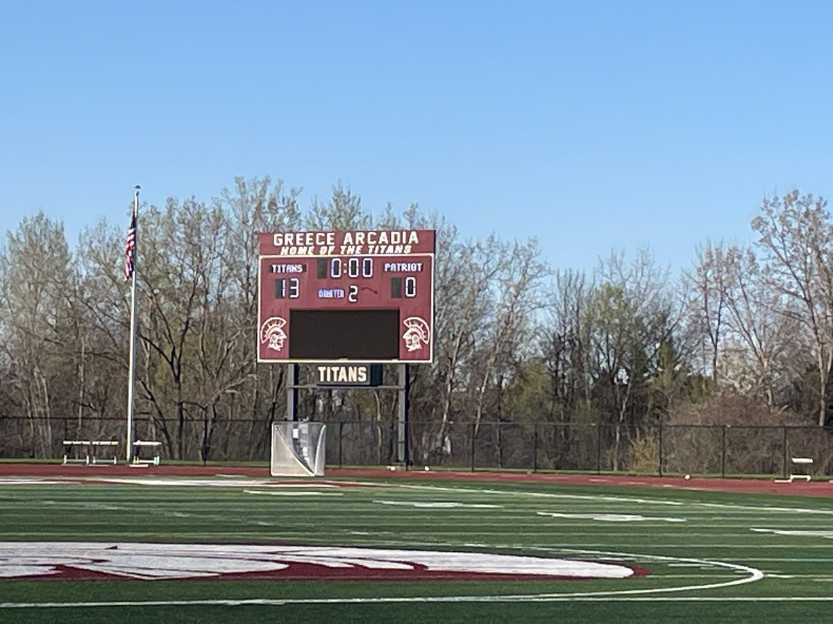 Titans (4-2) take down undefeated Penfield 13-0 in Titan Territory. Ashanti Caton connected with Sam Mau for a 30 yard TD pass in the 1st half. Natasha Bell had a game sealing pick 6 for the win with 2 minutes to go! @sectionvflagfb @SecVAthletics @GreeceArcadia @ARHSTitanTV