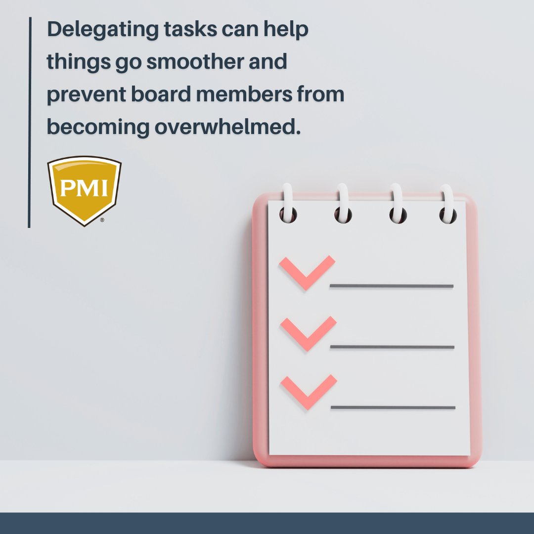 Delegating is a great tool for association boards. In fact, many of the tasks on the boards' plate can be delegated to a community management company.

 #communitymanager