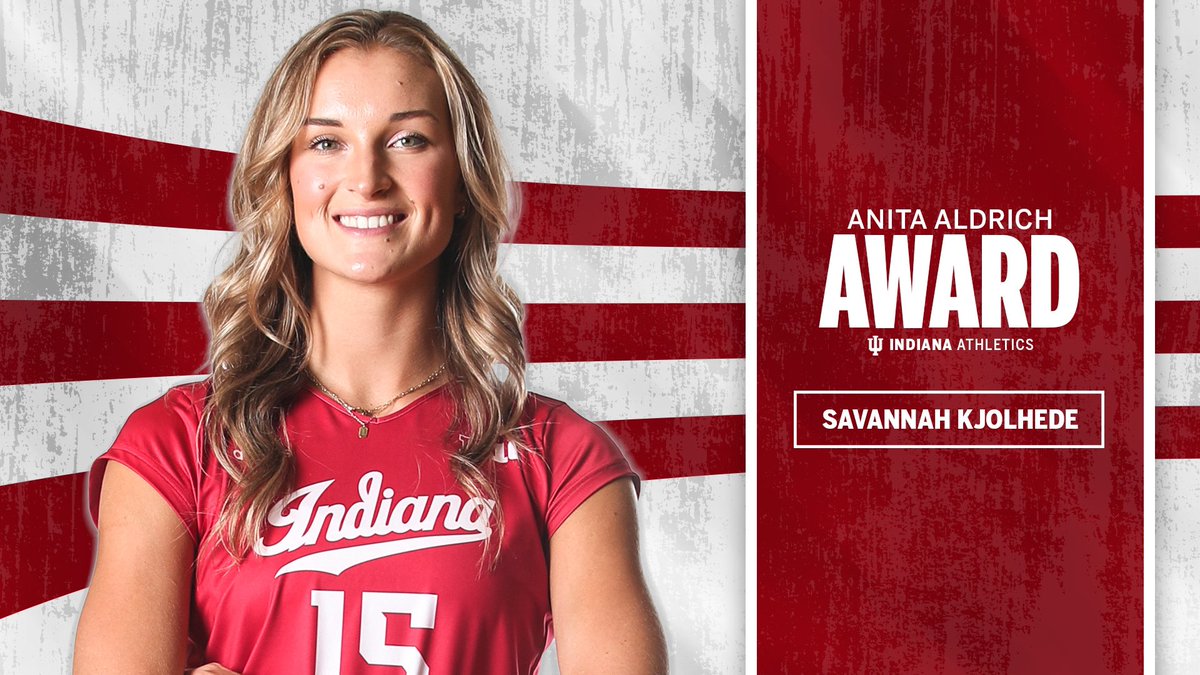 The Anita Aldrich award winner is given annually to a female student-athlete who exhibits ideals of leadership, scholastic achievement & athletic ability. We’re proud to announce this year’s winner, @savannah_kjol. 👏