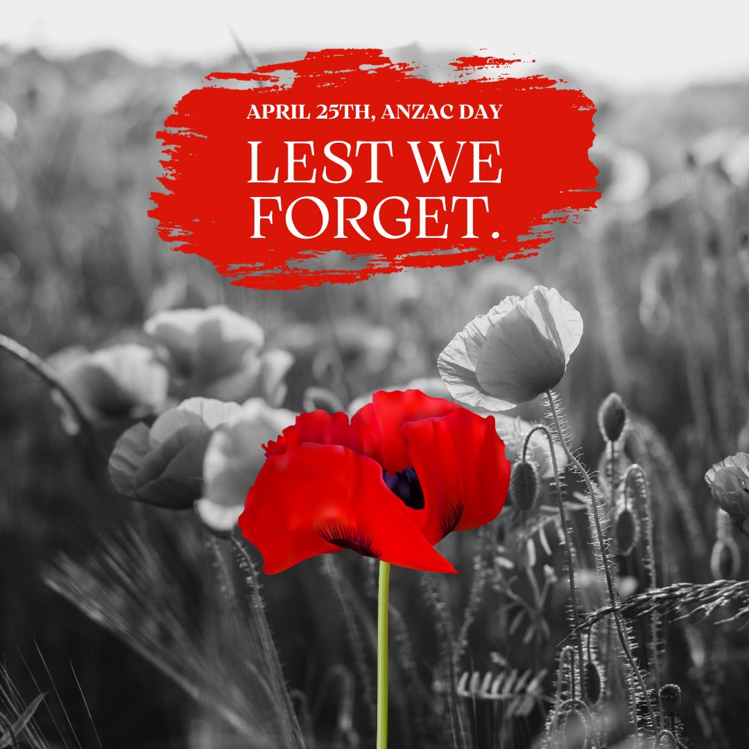 Today, we unite to commemorate the remarkable courage and selflessness of the ANZACS. Their legacy is etched in our hearts, urging us to treasure the freedoms we are privileged to have today. Lest we forget. #AnzacDay #WeWillRememberThem #lestweforget --