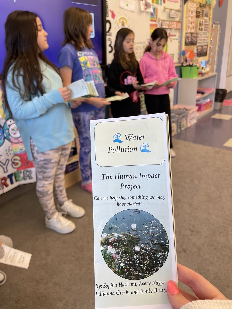 MsCelio's tweet photo. 🌎Happy Earth Day! Come check out some amazing fifth grade brochures on ways we can help lessen our impact💪🏼 #johnsonpride https://t.co/P28UBHkkXh