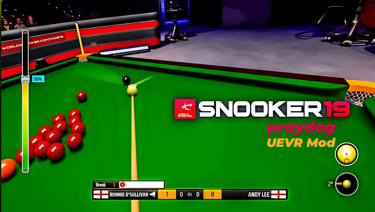 Snooker 19 | praydog UEVR | RTX 4090 | 13900K | 4K | Gameplay | Quest Pro |

Works Perfectly | FPS 90, 4K Max settings, OpenXR, Native Stereo on 13900K 4090

Snooker 19 | UEVR Profile
drive.google.com/file/d/12gN7L_…

youtu.be/oWxCjP3F_go