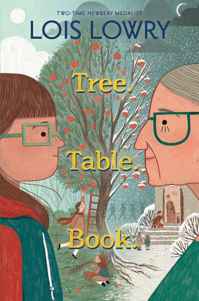 Two-time Newbery Medalist @LoisLowryWriter's Tree. Table. Book. releases tomorrow!