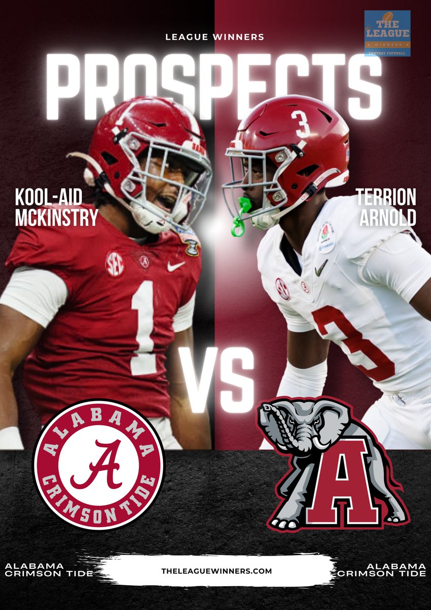 Which Alabama cornerback is going to have a better career in the NFL? Kool-Aid McKinstry or Terrion Arnold? #RollTide