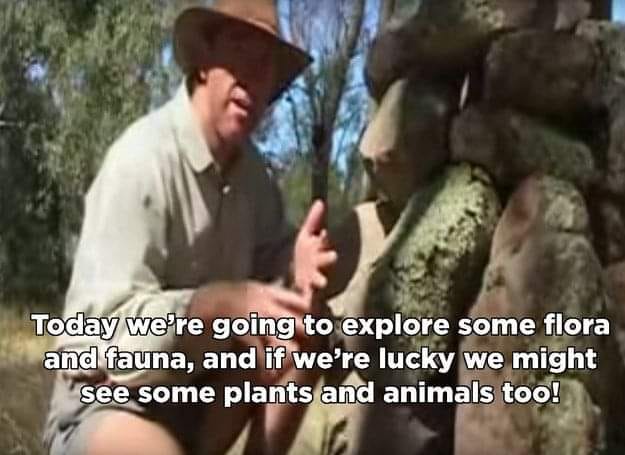 #today #explore #flora #fauna #lucky #plants #animals #RussellCoight #Aussie #comedian