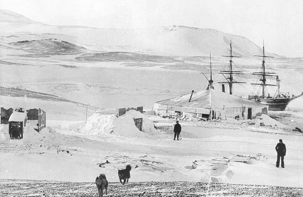 #OnThisDay in 1902, the men of Captain Robert Falcon Scott's National Antarctic 'Discovery' Expedition 1901–1904, watched as the sun set before the expedition's first Antarctic winter! #discover #explore #antarctica #inspire #discovery #
