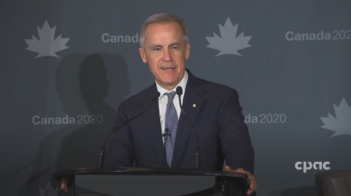 LIVE: Former Bank of Canada governor Mark Carney discusses Canada’s economic outlook ➡️ow.ly/vcOF50RlIi9 EN DIRECT : Mark Carney, ancien gouverneur de la Banque du Canada, discute des perspectives économiques du Canada ➡️ow.ly/pbkK50RlIi8 #cdnpoli | #polcan