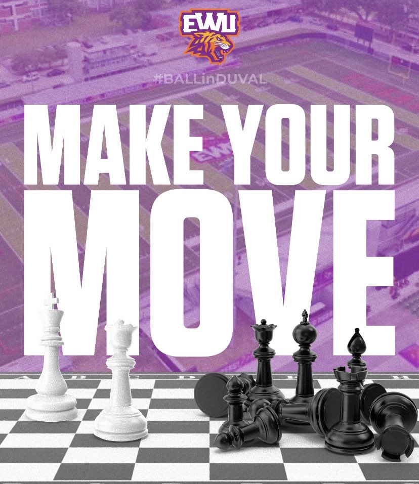 It’s chess baby not checkers. Make your next move the best strategic move. So why not make that move to Florida! Check mate! #BallInDuval