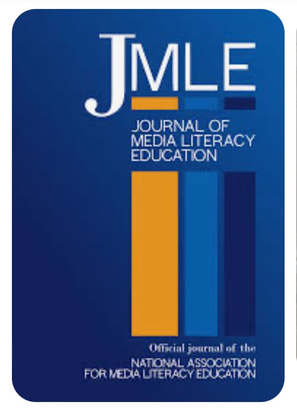 Congratulation to the scholars and researchers whose work is published on the latest issue of the Journal of Media Literacy Education. Thanks @emmeran @JulianMcDougall digitalcommons.uri.edu/jmle/