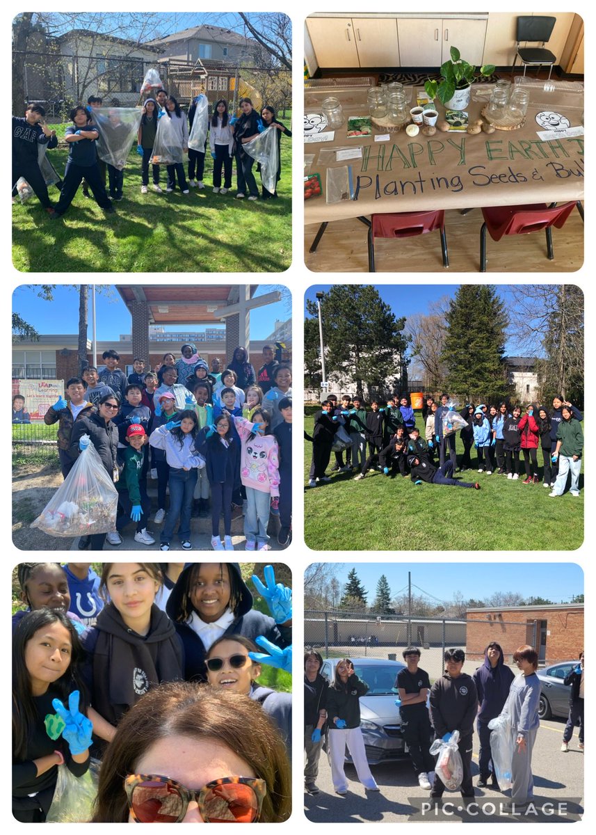 Happy Earth Day! Today we did our community cleanup, planted seeds and learned about the interconnectedness between us and Mother Nature! Thank you for your enthusiasm,joy and help from our students and staff!💚🌎💐🌲☀️