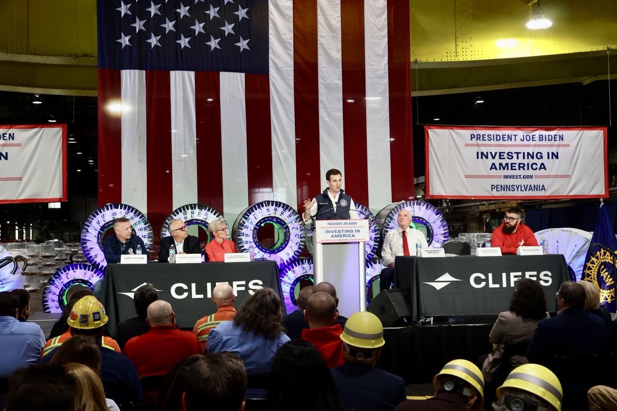 For decades, bad trade deals and Wall Street tried to strip Western PA for parts. Well, I’ve got news: that’s not how things are gonna go anymore. Proud to join @SecGranholm in Butler today to celebrate @ENERGY's GOES rule protecting Western PA @UAW steelworker jobs.