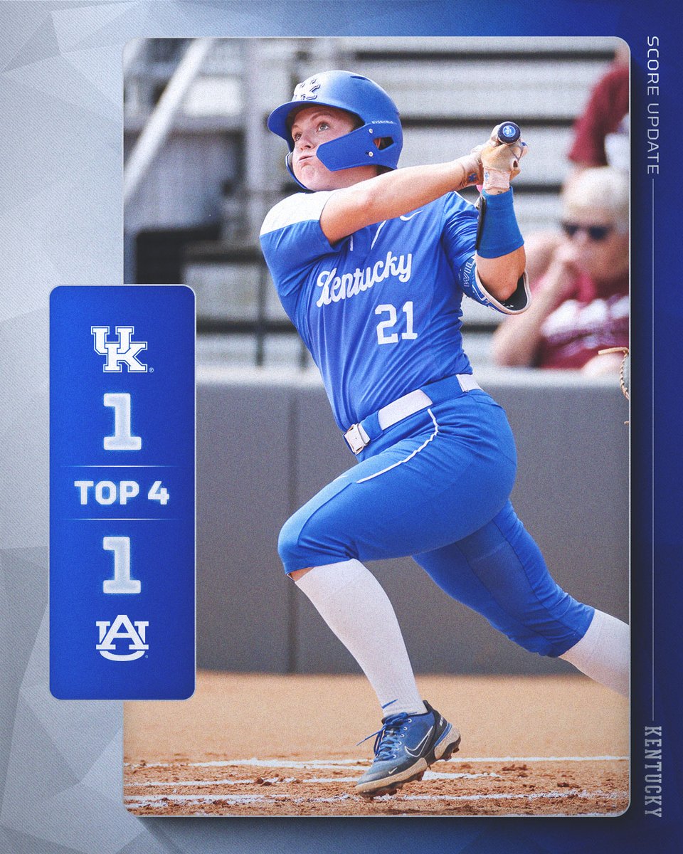 Another K for Steph in the third! Coffel leads things off for the Cats in the fourth. 📺 SEC Network 💻 tinyurl.com/yvf98ptn 📊 tinyurl.com/upvevmjc #LevelUp x #WeAreUK