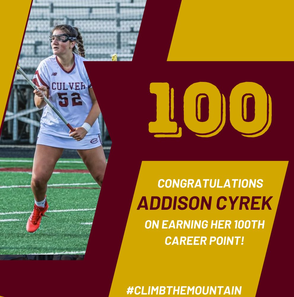 Congratulations Addison! #100