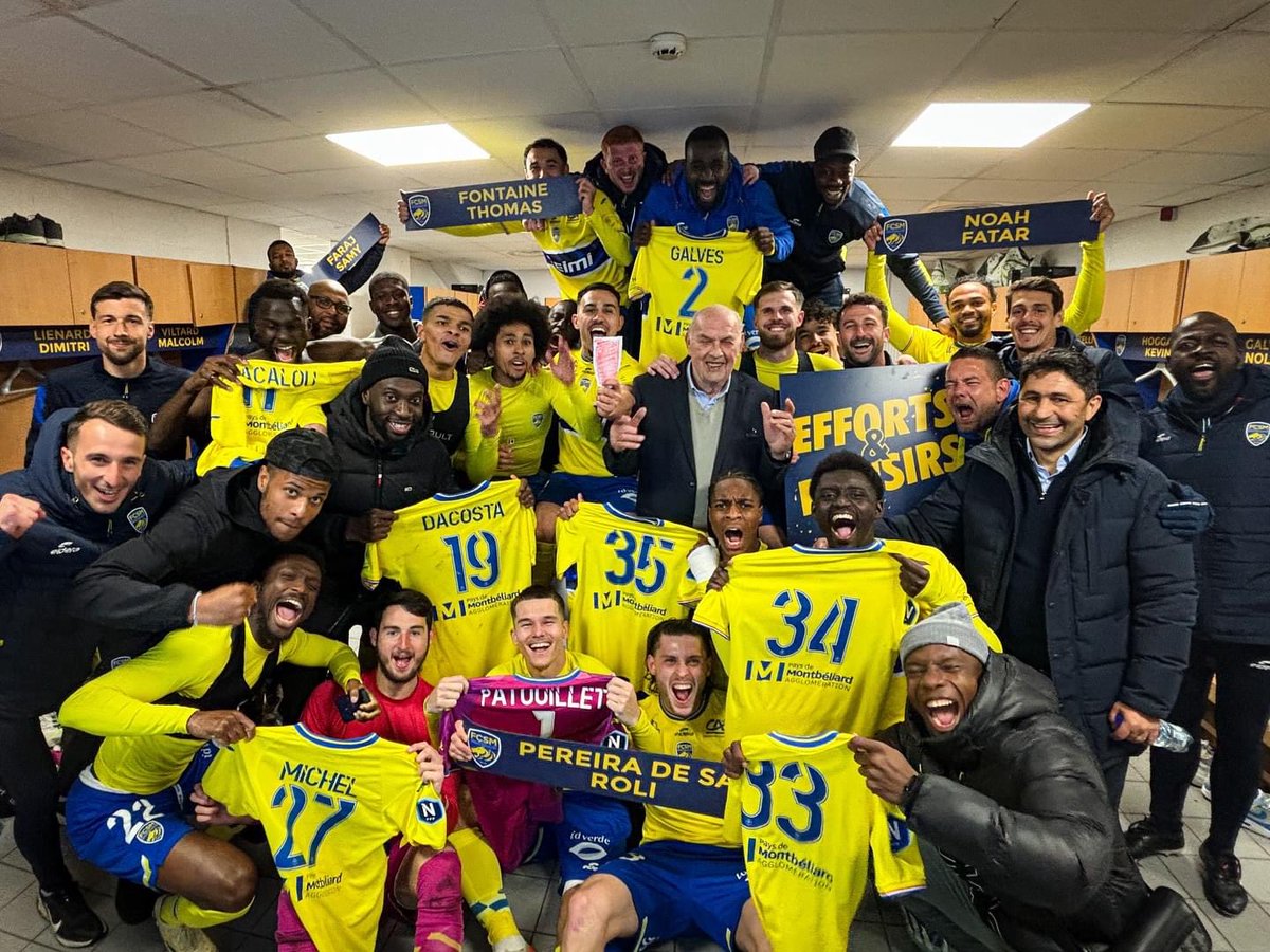 💛💙 pour une team construite en une semaine , après un cataclysme…😃