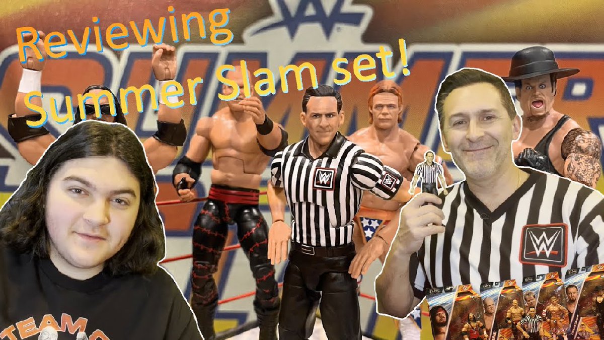 Check out the youngest-ever World Tag Team Champion @WWEJustNicholas and John Cone's review of @Mattel's new WWE SummerSlam Elites! Hear John Cone's personal Top 5 Referee Moments! youtu.be/uUwnVj2huJE Order today @RingsideC: Ringsid.ec/SummerSlam2024… Save 10% w/ code MAJOR!