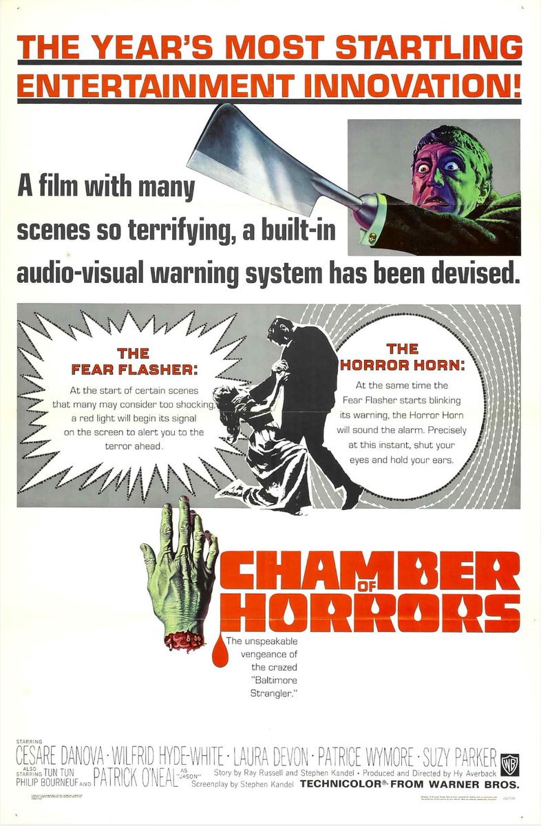 A stressful “Jack the Ripper” type of story that takes place in Baltimore. This was a fun one.
#ChamberOfHorrors (1966)