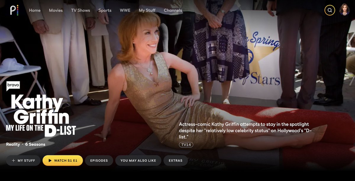STOP WHAT YOU'RE DOING: At long last, Kathy Griffin's wildly influential reality show — My Life on the D-List — has been added to Peacock!!!!