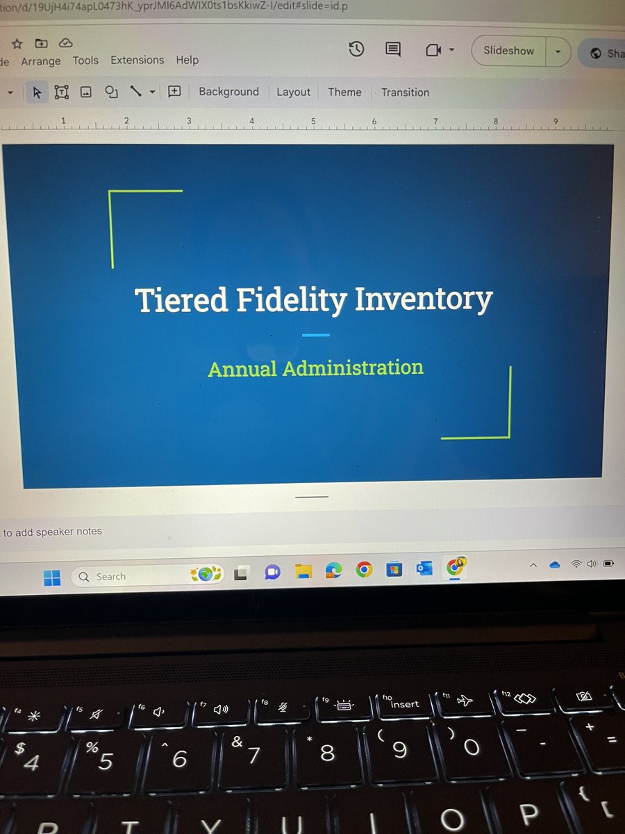 Tis the season! 🙌🏼 - Well actually in our region we do quarterly check-ins on the TFI during the afternoon team time of the MTSS & Community Schools Roundtable. Progress monitoring for our work.