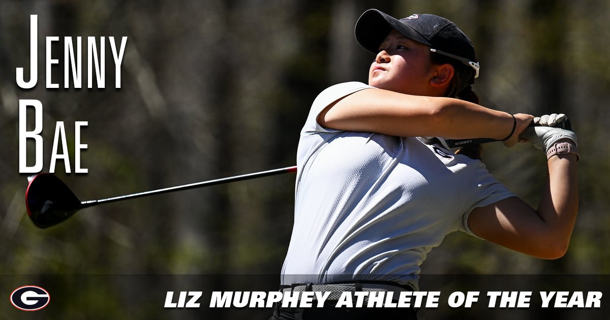 The winner of the Liz Murphey Athlete of the Year Award is Jenny Bae of the Women's Golf team. #DawgsChoiceAwards @ugawomensgolf