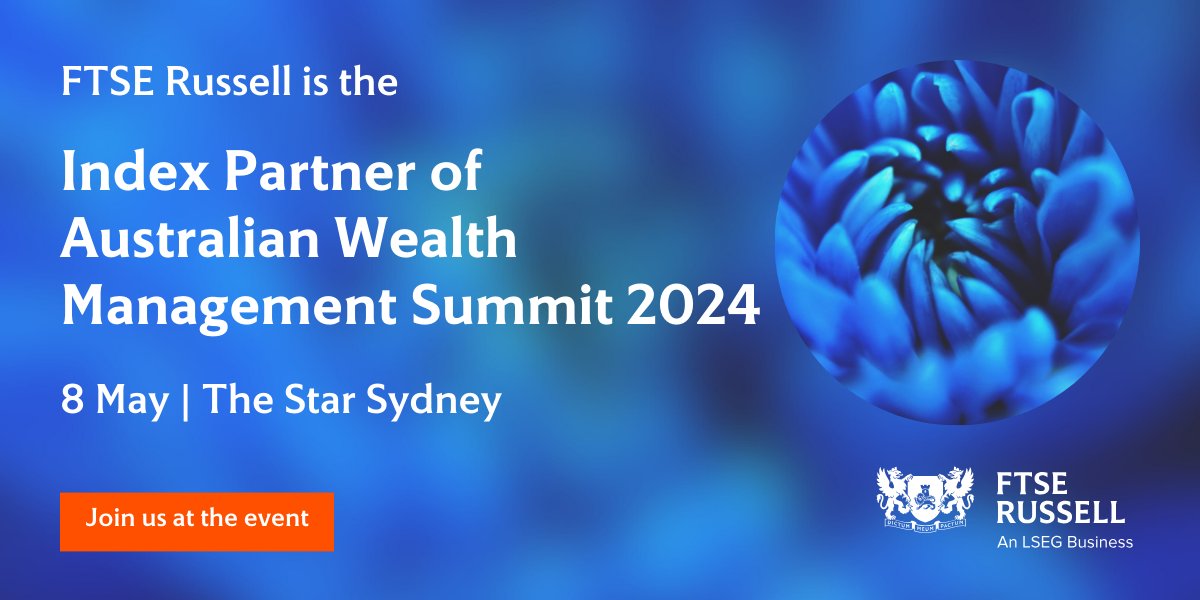 We are thrilled to be the Index Partner of the Australian Wealth Management Summit on 8 May in #Sydney! The event gathers the #WealthManagement community to explore the forces driving change in the financial markets: bit.ly/4aWQju7