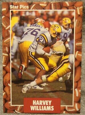 Happy 57th birthday to the great Harvey Williams! 2,860 career rushing yds, #3 at LSU when he left in 1990. One of the most electrifying RBs in Tiger history!