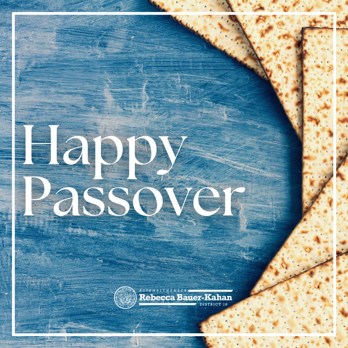 Happy Passover to all those celebrating in District 16! I’m looking forward to spending time with my family and community to reflect on the journeys of our ancestors.