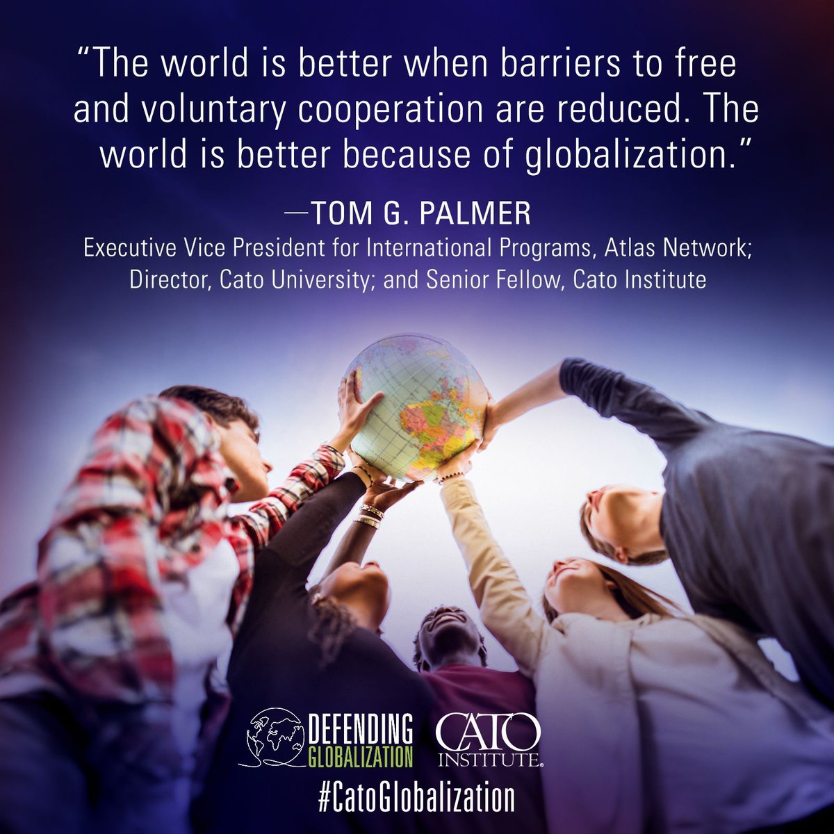 Globalization has had tremendous benefits for humanity, and the freedom to move, trade, accept influences from far away, and incorporate them into your experience and identity is central to being human. @tomgpalmer writes in a #CatoGlobalization essay... cato.org/publications/m…