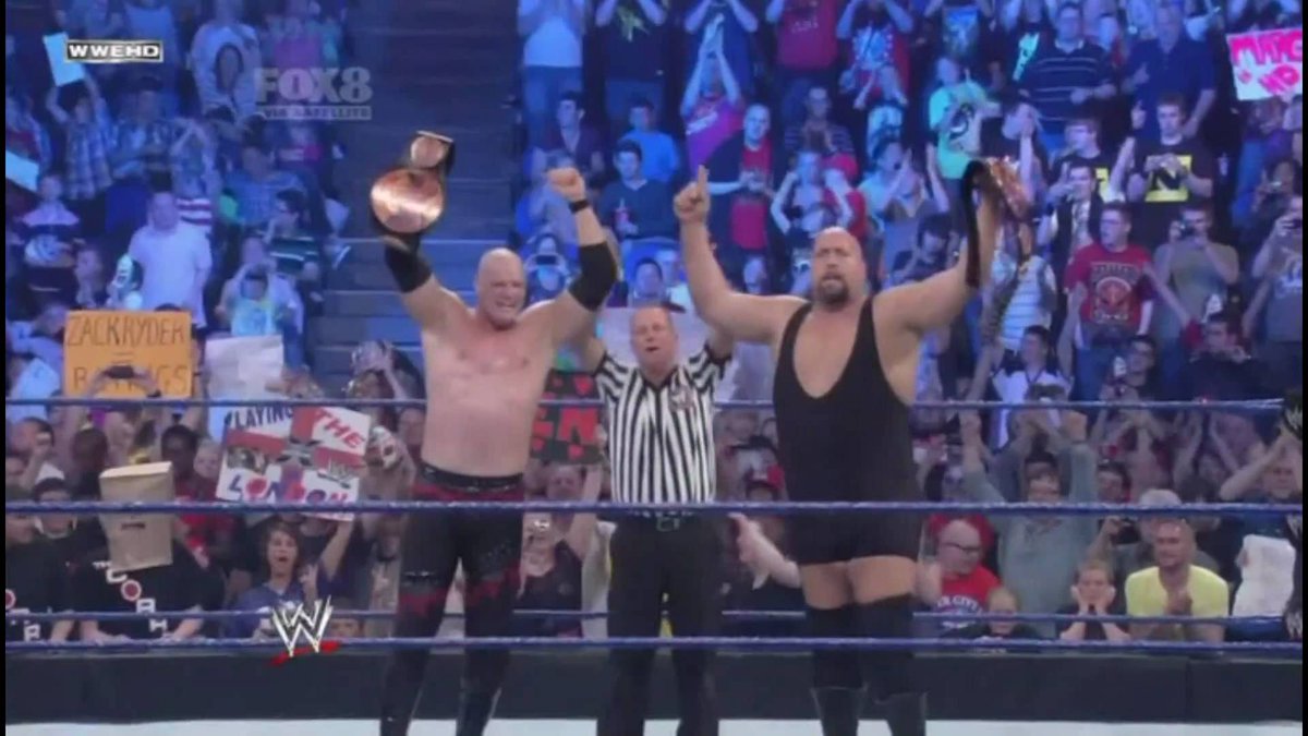 On this day in 2011, @PaulWight and @KaneWWE won the WWE Tag Team Championship #WWE #SmackDown #TagTeamTitles
