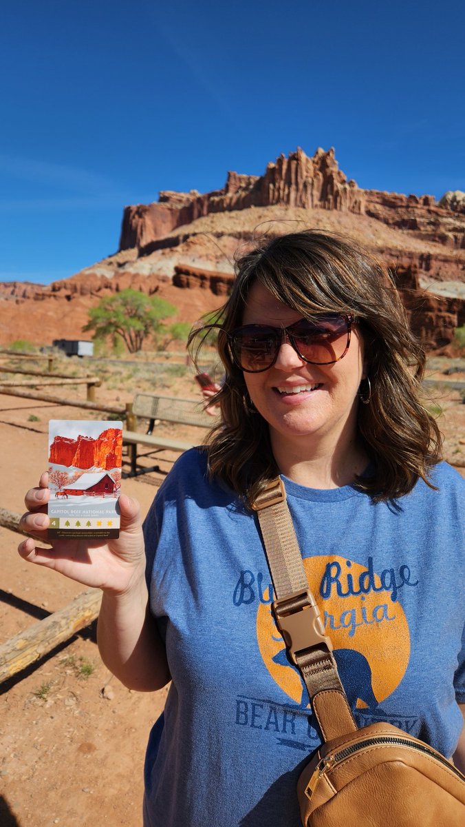 OneBoardFamily's tweet photo. We love visiting National Parks and sharing our love of PARKS from @KeymasterGames. Today, we spent time in Capital Reef National Park in Utah.
#CapitalReef #Parks #TravelingWithBoardGames https://t.co/TEl4Kt9ufa