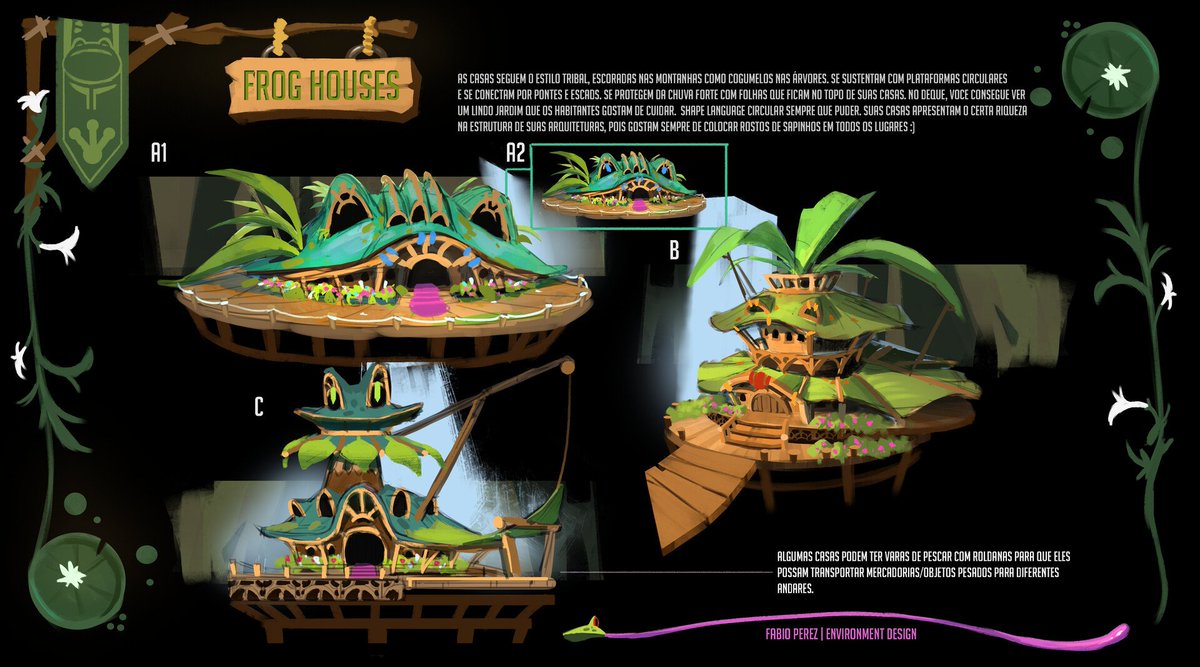 faabioperez's tweet photo. old frog houses concepts for a personal project https://t.co/9NUsadek1L