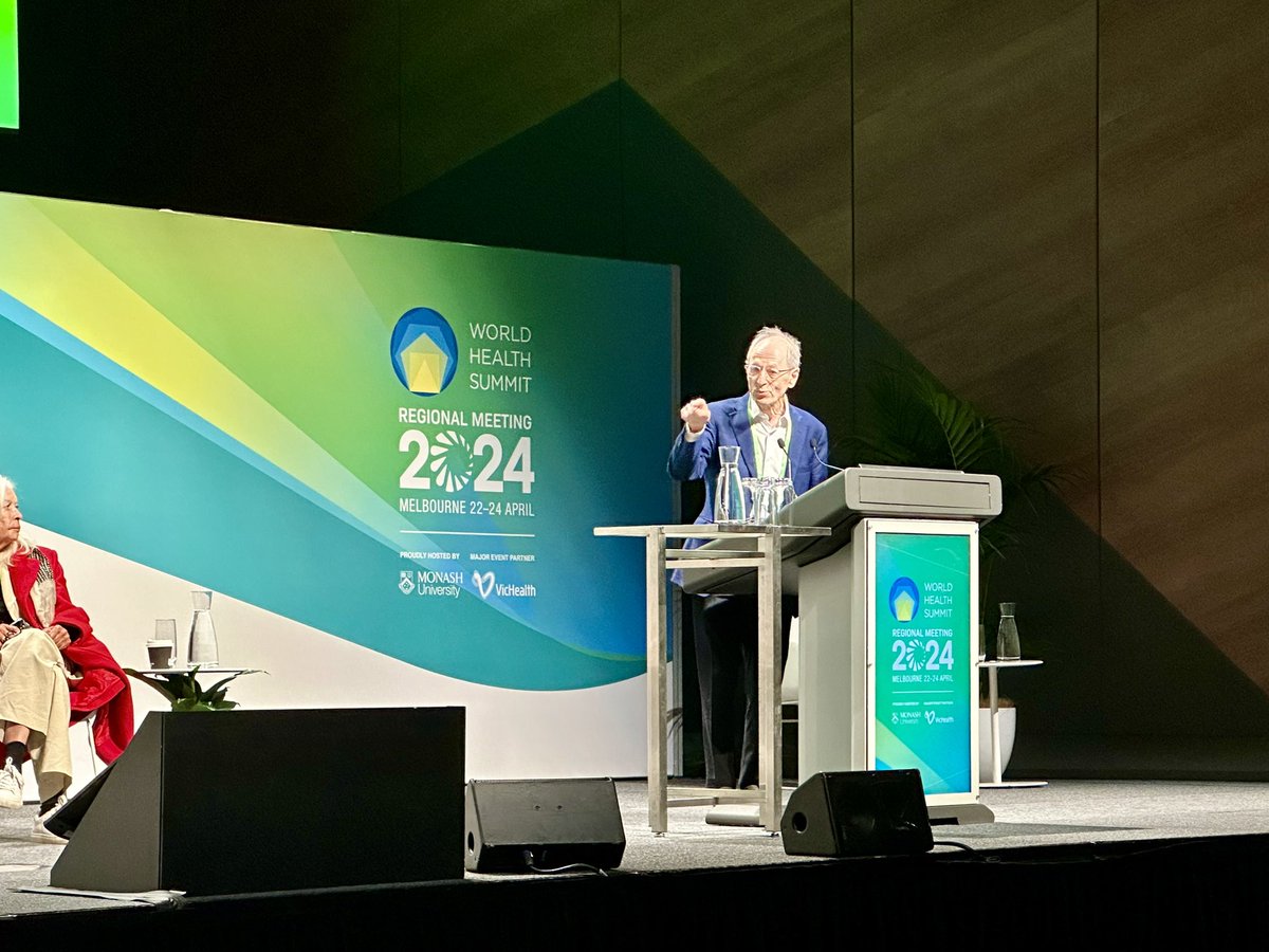 .@MichaelMarmot @marmotihe @UCL: “We go into a place and say: What are your priorities? What do you see as the problems?” highlighting the value of lived #experience, the journey of #learning and the importance of letting local people #lead. #WHSMelbourne2024 🌏