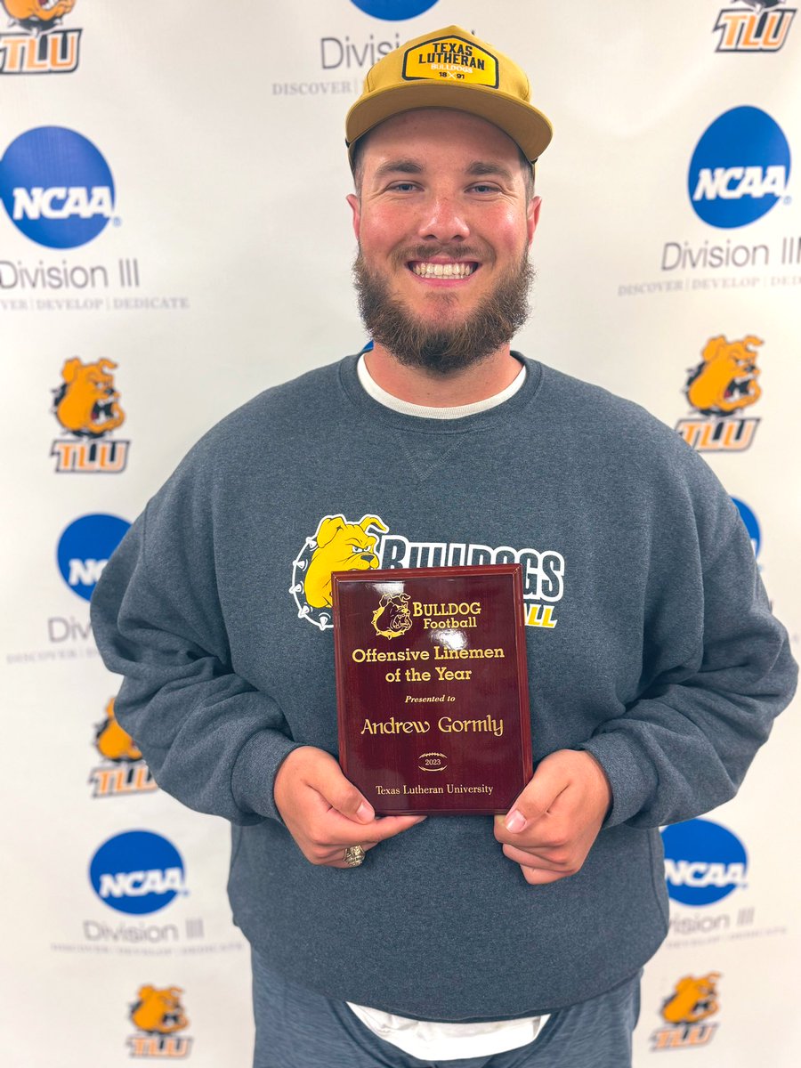 2023 OFFENSIVE LINEMEN OF THE YEAR 🐶 Sr. - Andrew Gormly #TooLiveU | #PupsUp