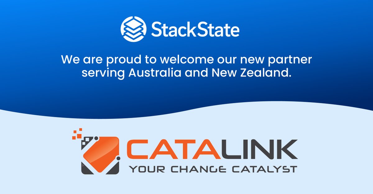 gostackstate's tweet image. Proud to announce Catalink as our new partner! Together, we&apos;re looking forward to bringing end-to-end #observability solutions to enterprises across Australia &amp;amp; New Zealand 🇦🇺🇳🇿

#Partnership #GlobalExpansion #kubernetes